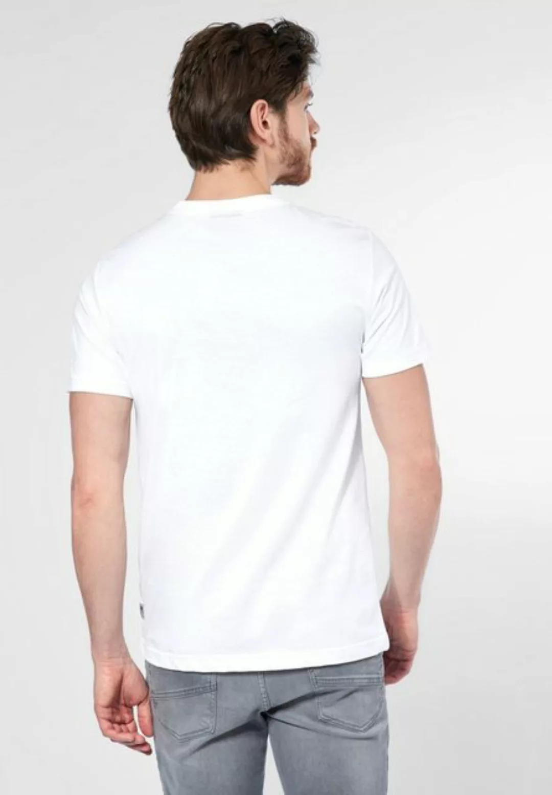 STREET ONE MEN T-Shirt, mit Wording günstig online kaufen