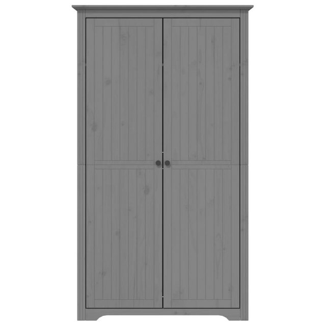 vidaXL Kleiderschrank Kleiderschrank BODO Grau 101x52x176,5 cm Massivholz K günstig online kaufen