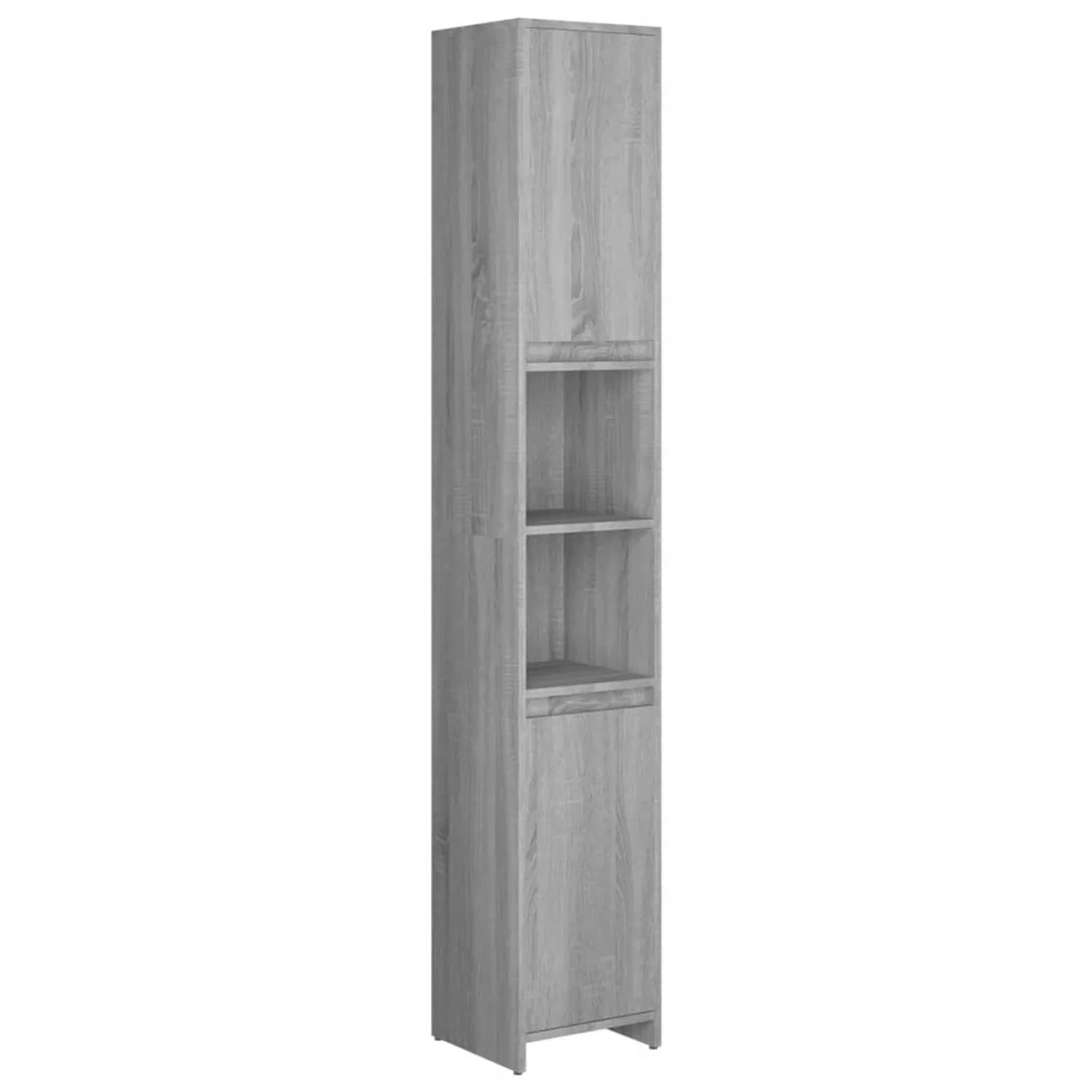 Vidaxl Badezimmerschrank Grau Sonoma 30x30x183,5 Cm Holzwerkstoff günstig online kaufen