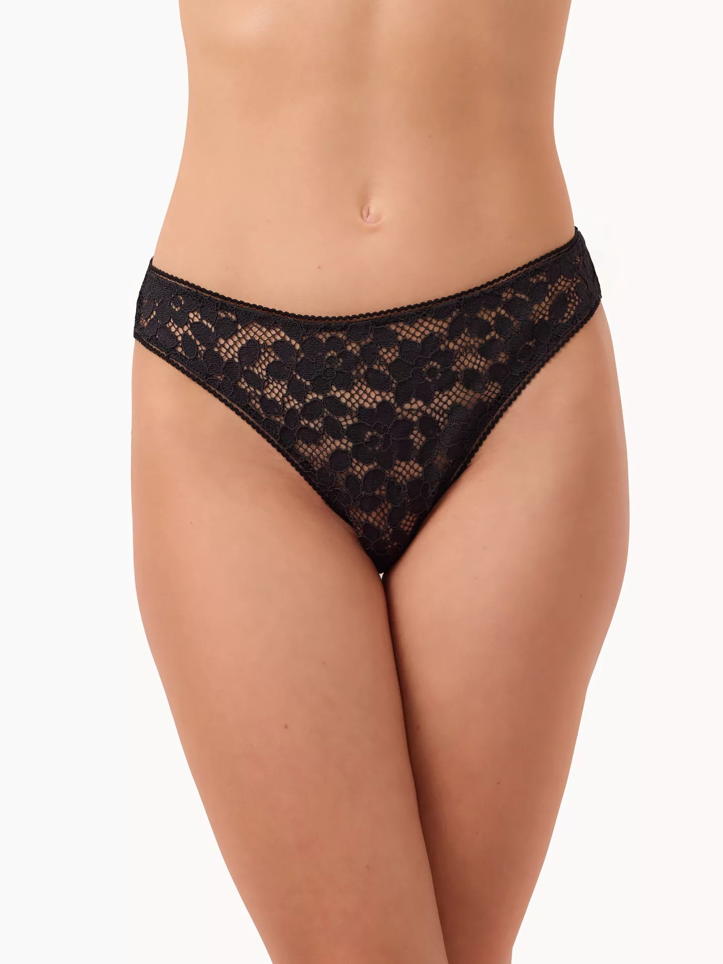 Wolford - Bold Lace Brief, Frau, black, Größe: M günstig online kaufen