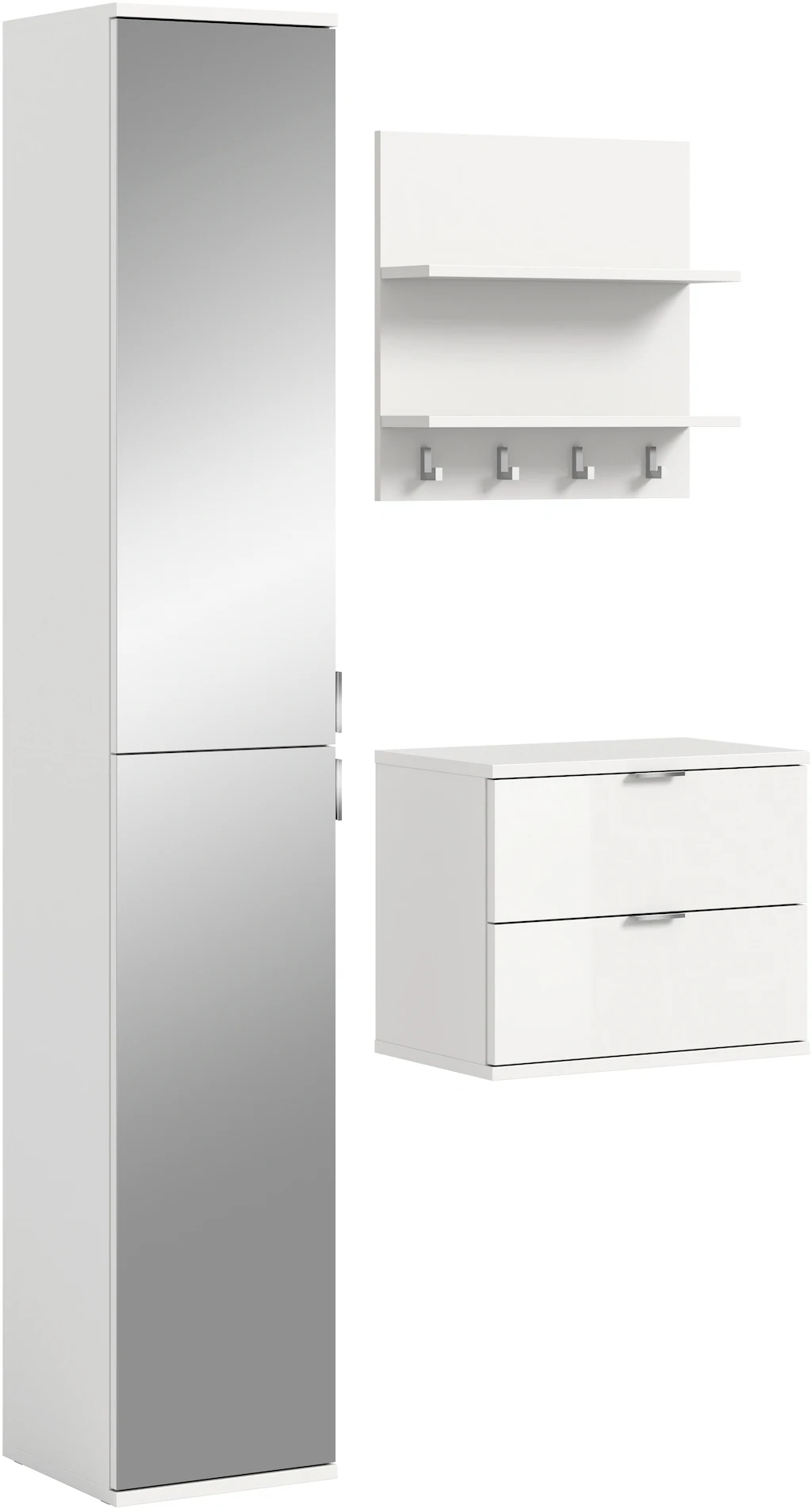INOSIGN Garderoben-Set "Trondheim, Garderobenset 3-tlg. Breite 82 cm,", (3 günstig online kaufen