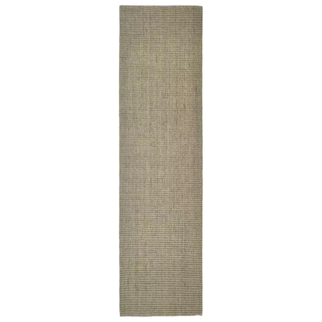 Vidaxl Teppich Natur Sisal 80x300 Cm Taupe günstig online kaufen