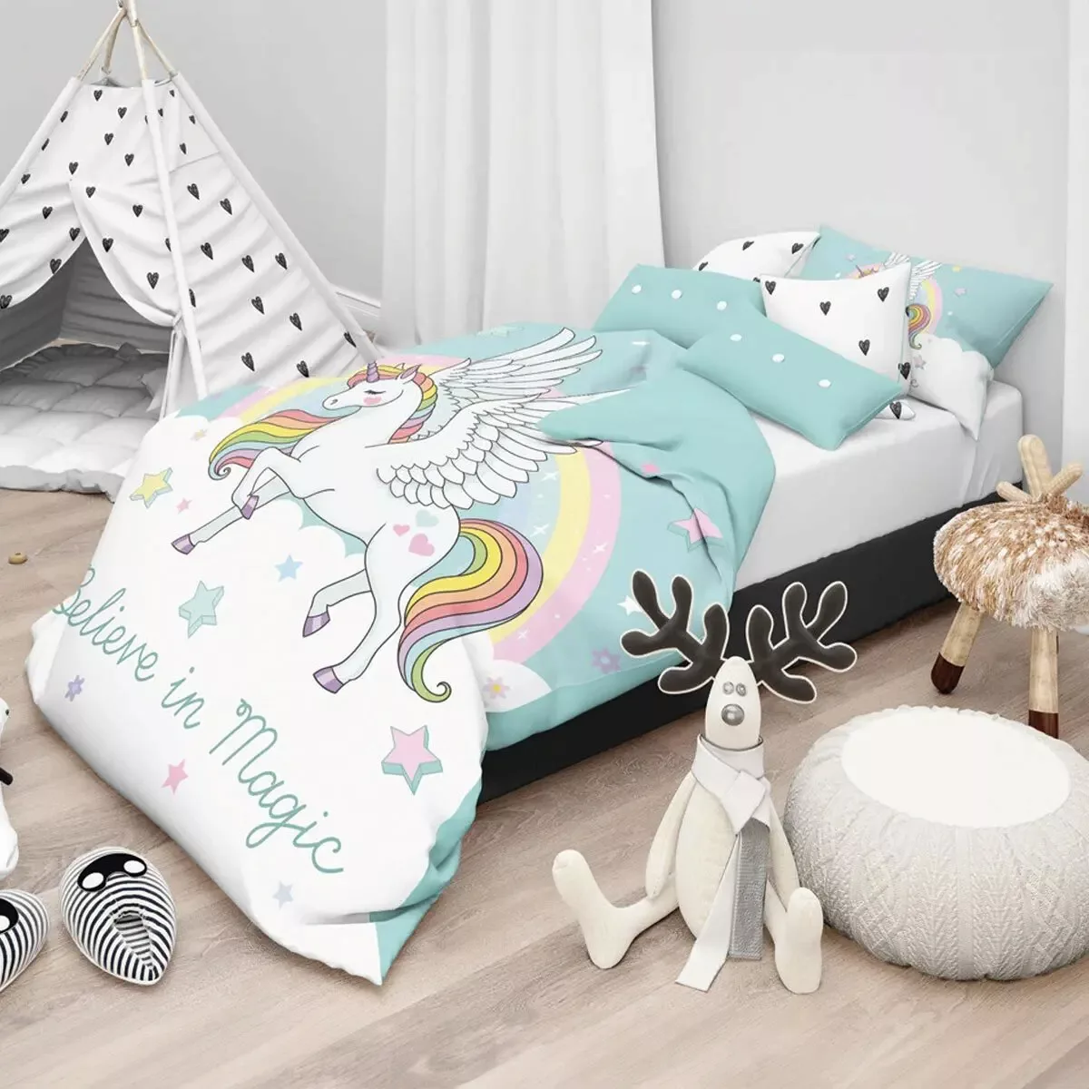 Traumschlaf Renforcé Bettwäsche Magical Unicorn günstig online kaufen