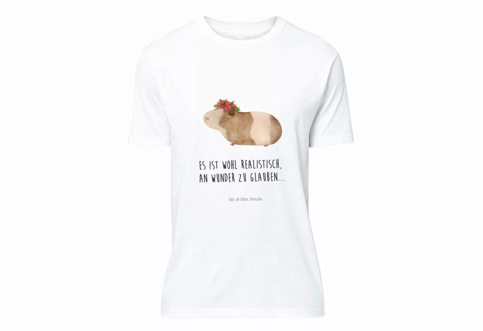 Mr. & Mrs. Panda T-Shirt Meerschweinchen weise - Weiß - Geschenk, lustige S günstig online kaufen