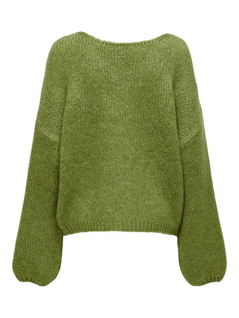 JACQUELINE de YONG Strickpullover Strickpullover V-Ausschnitt Langarm Tiefe günstig online kaufen