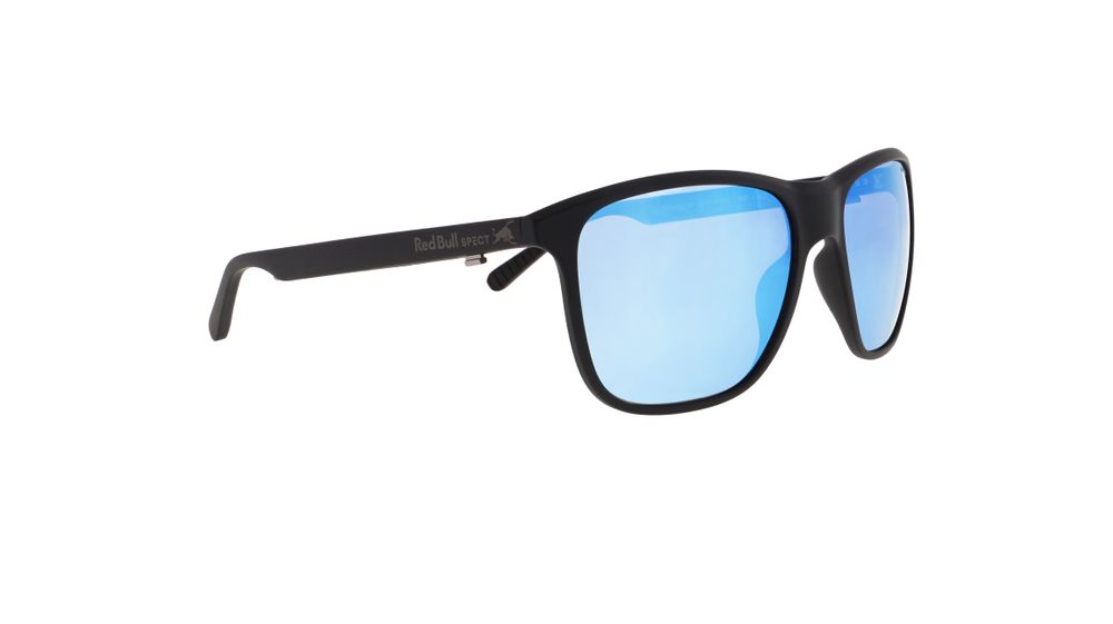 Red Bull SPECT REACH - Sonnenbrille - schwarz matt | blau verspiegelt (REAC günstig online kaufen