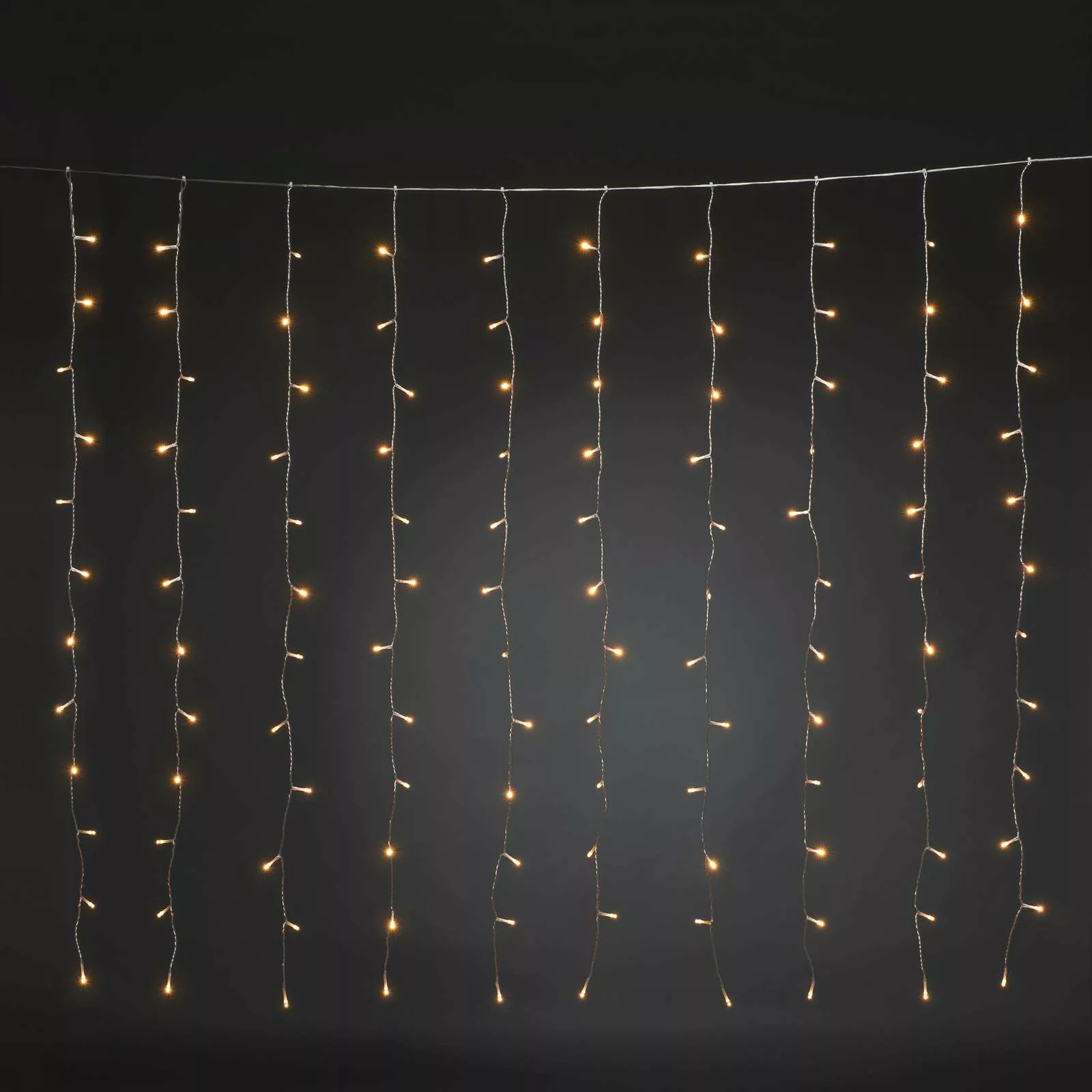 LED-Lichtervorhang, 120-flammig, bernstein günstig online kaufen