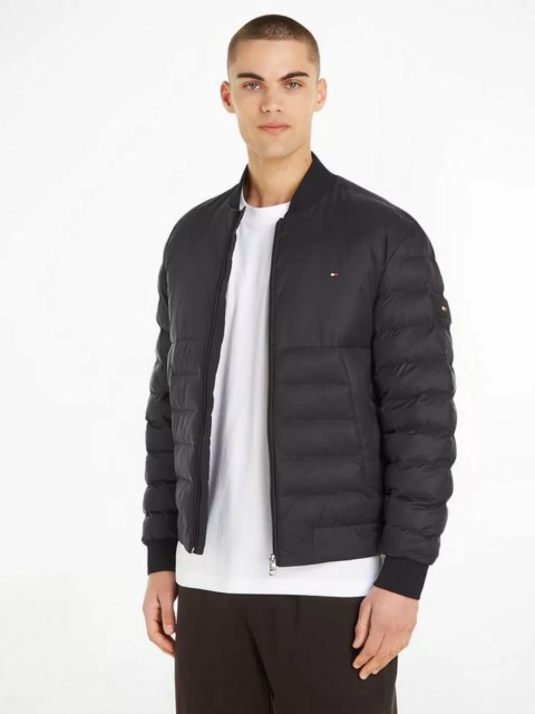 Tommy Hilfiger Bomberjacke PACKABLE RECYCLED QUILT BOMBER mit unterschiedli günstig online kaufen