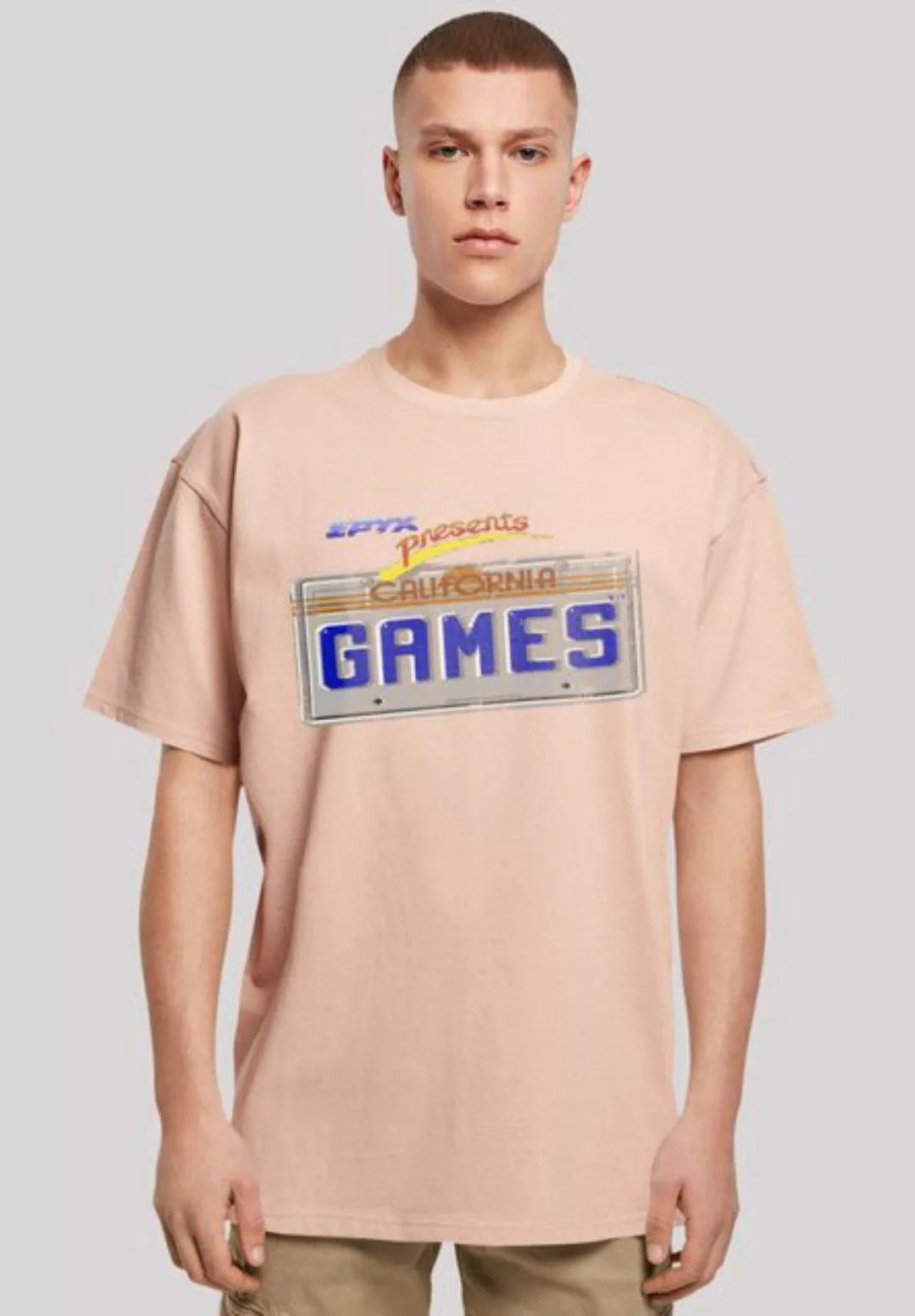 F4NT4STIC T-Shirt "California Games Plate", Print günstig online kaufen