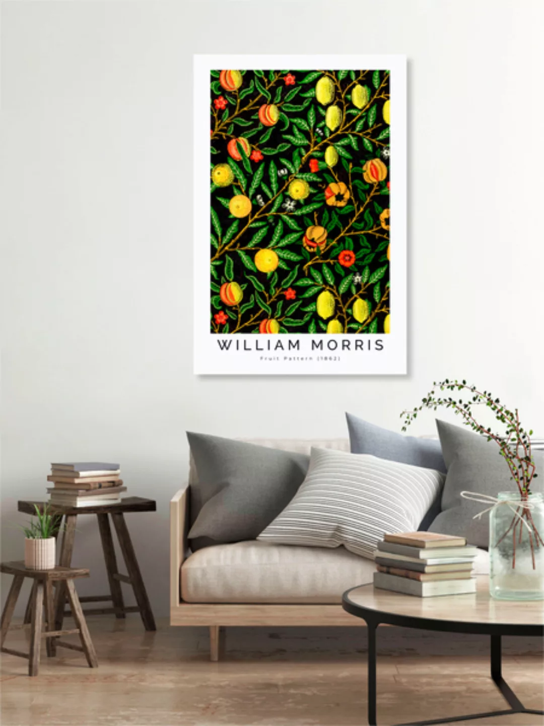 Poster / Leinwandbild - Fruit Pattern 1862 Ii Von William Morris günstig online kaufen