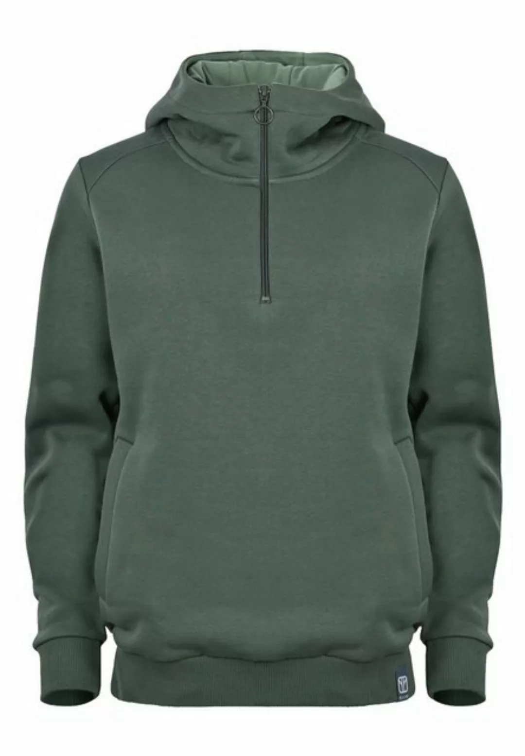 Elkline Kapuzenpullover Zip Kapuzenpullover mit kleinem Reißverschluss am K günstig online kaufen