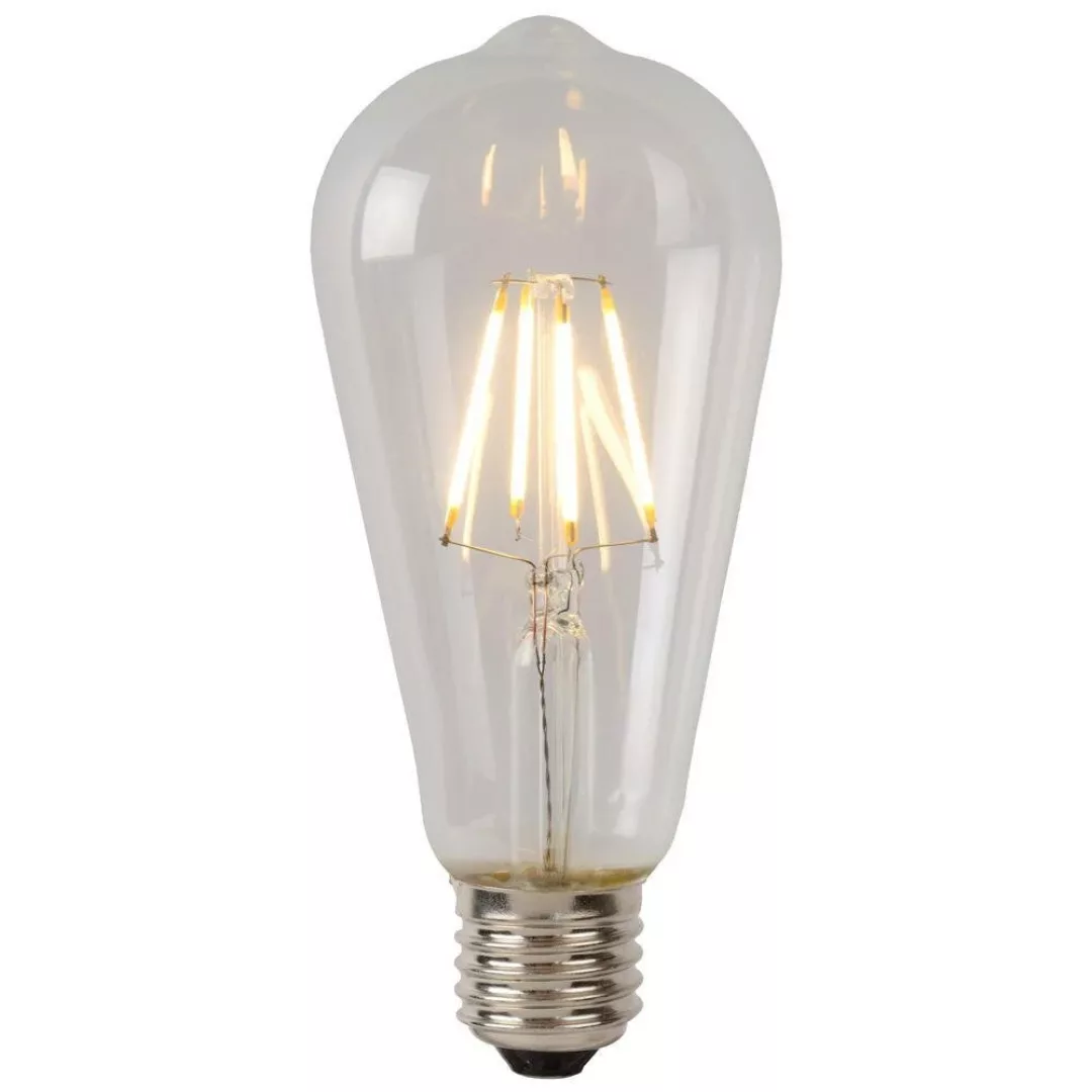 LED Leuchtmittel E27 - ST64 in Transparent 7W 1480lm Viererpack günstig online kaufen