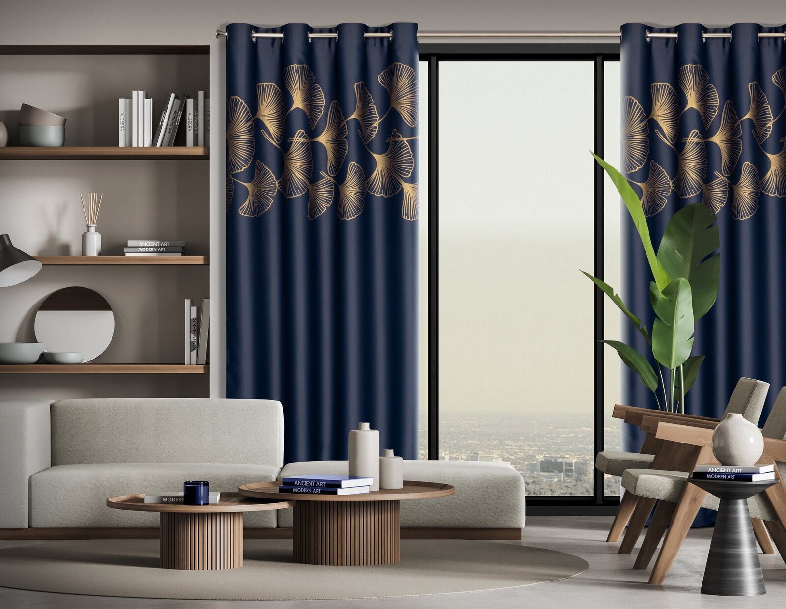 Eurofirany Vorhang 140x250 Blickdicht Ösen Ginko günstig online kaufen