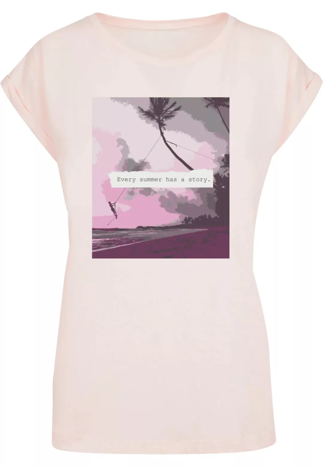 Merchcode T-Shirt "Merchcode Damen Ladies Summer - Every summer has a story günstig online kaufen