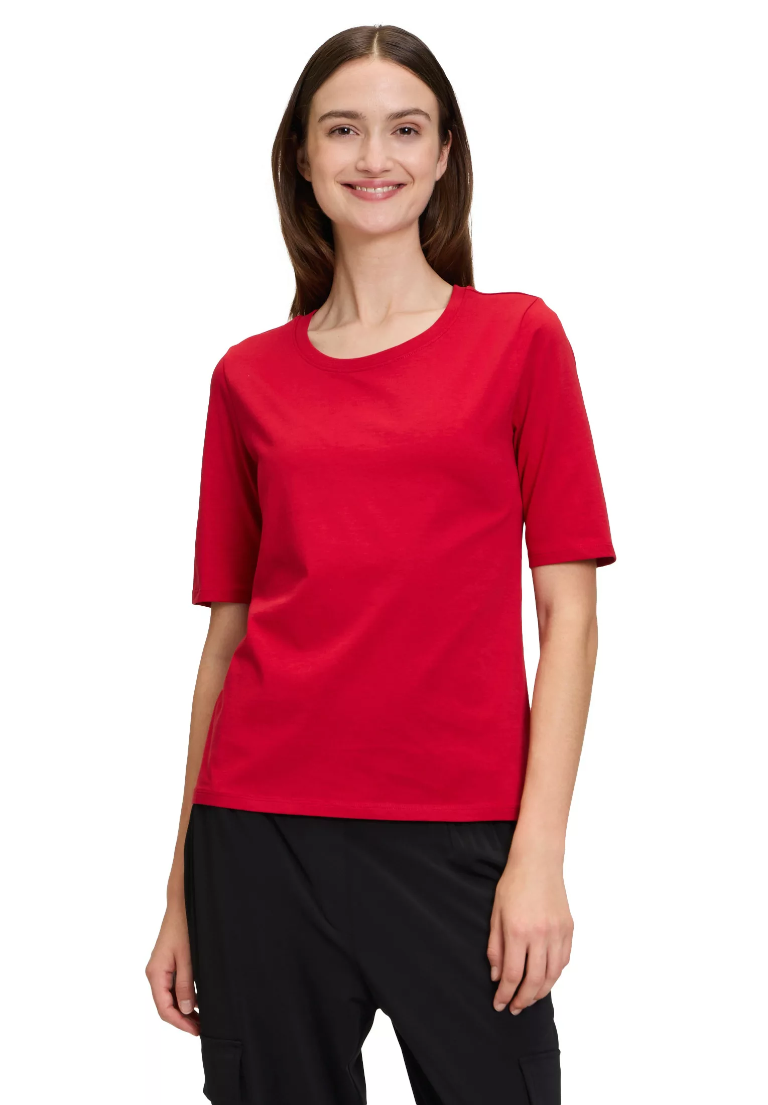 Betty Barclay Kurzarmshirt "Betty Barclay Basic Shirt mit Rundhalsausschnit günstig online kaufen