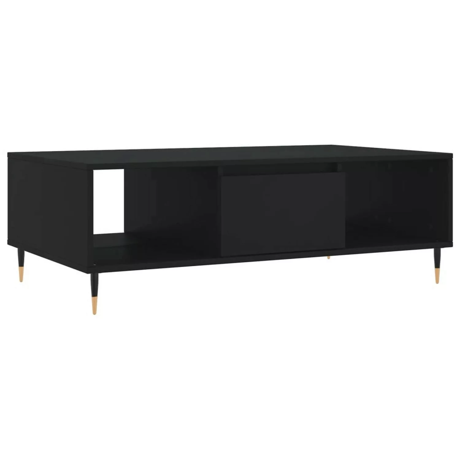 vidaXL Couchtisch Schwarz 104x60x35 cm Holzwerkstoff günstig online kaufen