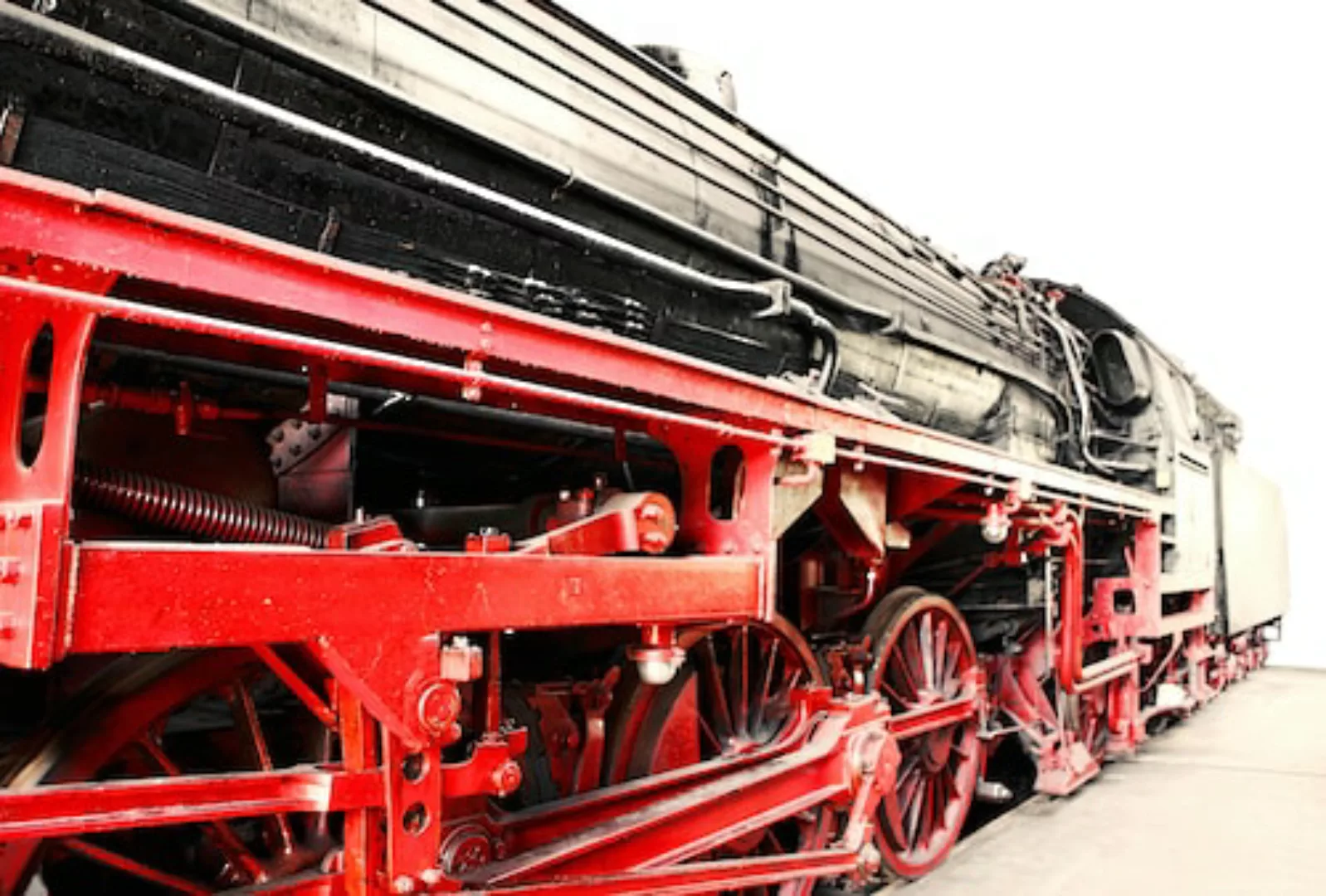 Architects Paper Fototapete »Steam Locomotive«, Vlies, Wand, Schräge günstig online kaufen