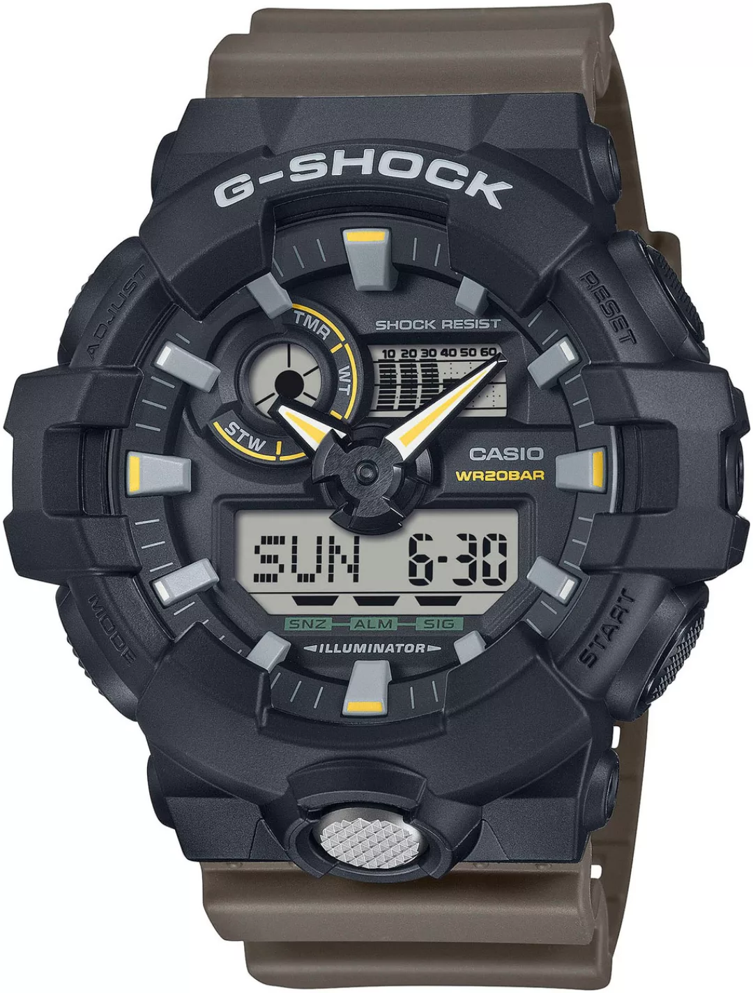 CASIO G-SHOCK Chronograph, Quarzuhr, Armbanduhr, Herrenuhr, digital,Resinba günstig online kaufen