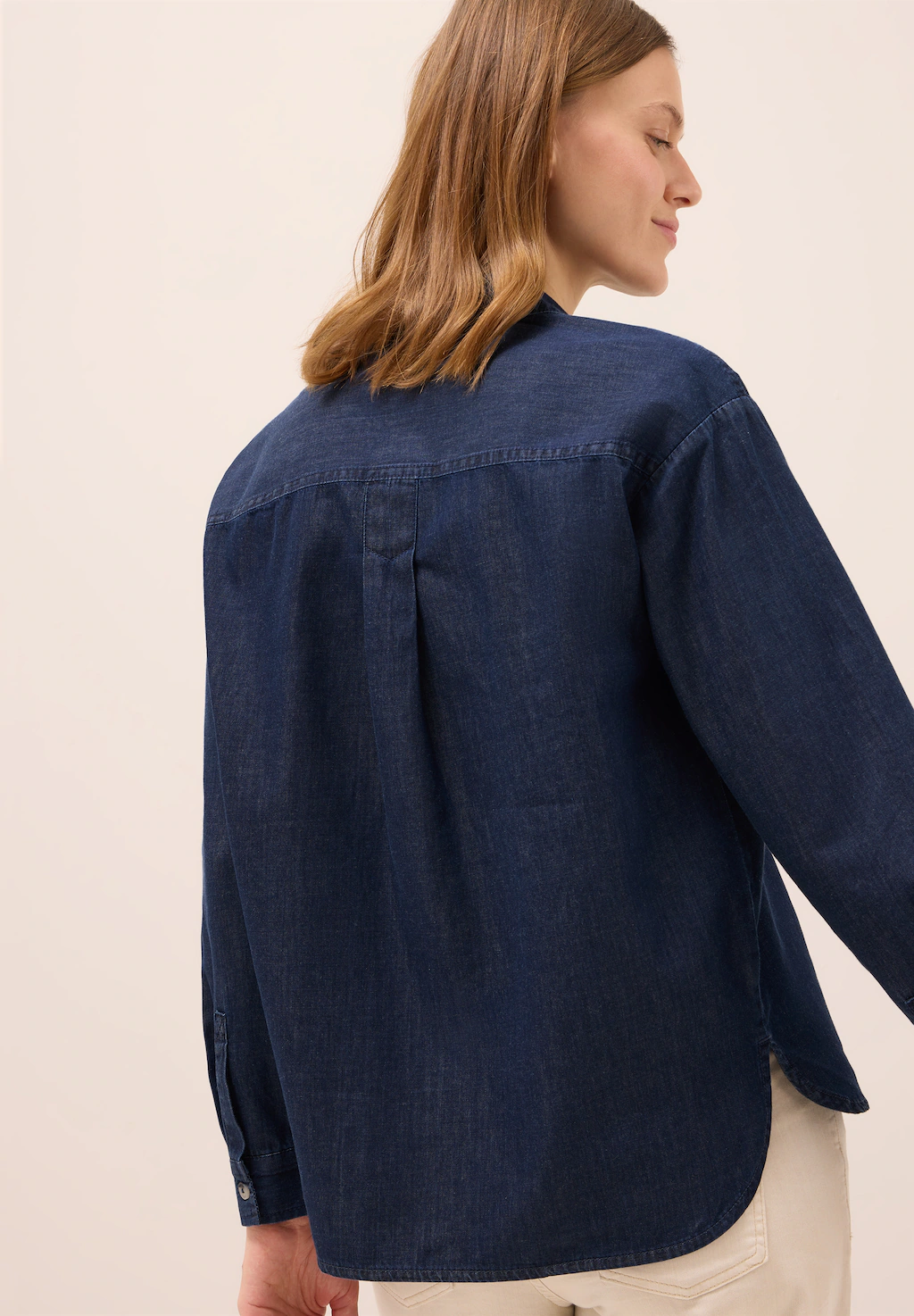 Cecil Hemdbluse, im Denim-Look günstig online kaufen