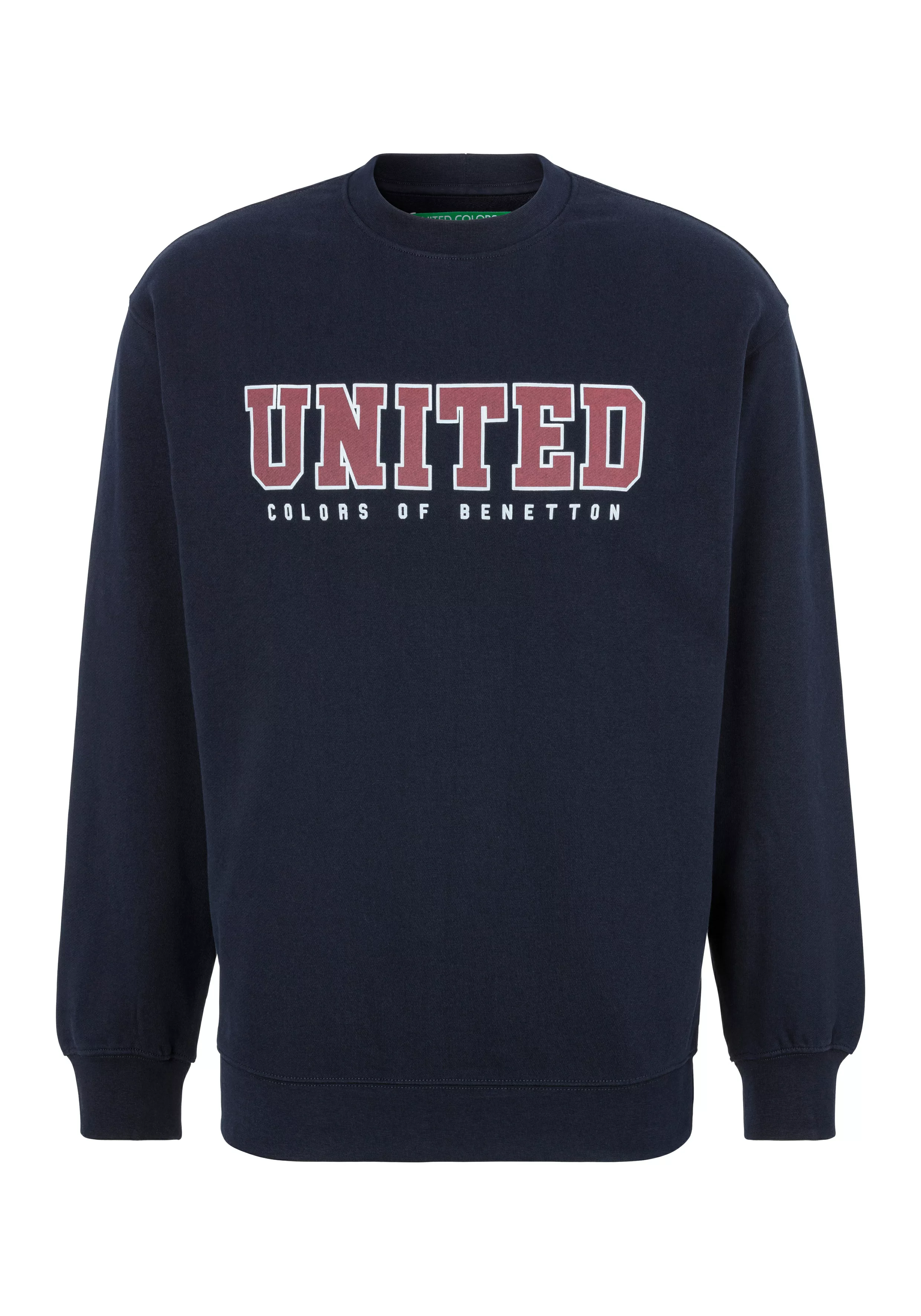 United Colors of Benetton Sweatshirt mit großem kontrastfarbenen Print günstig online kaufen