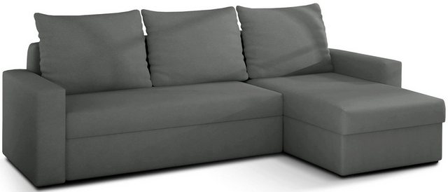 DB-Möbel Ecksofa "SIMPLE" Bester Preis vom Hersteller, Ecksofa mit Schlaffu günstig online kaufen