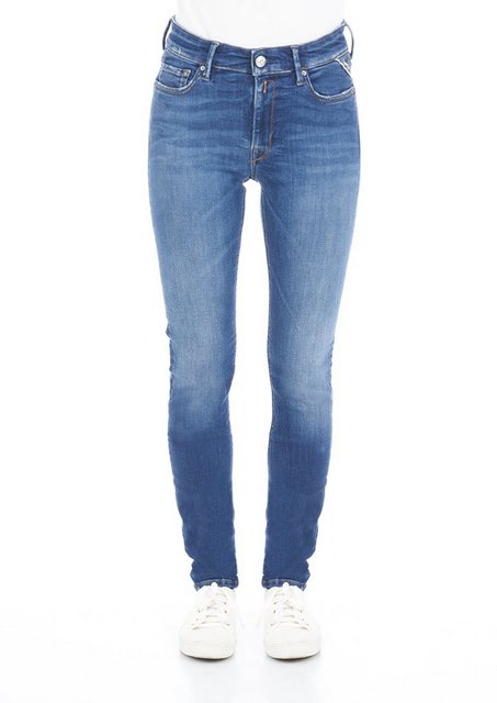 Replay Damen Jeans Luzien - Skinny Fit - Blau - Indigo günstig online kaufen