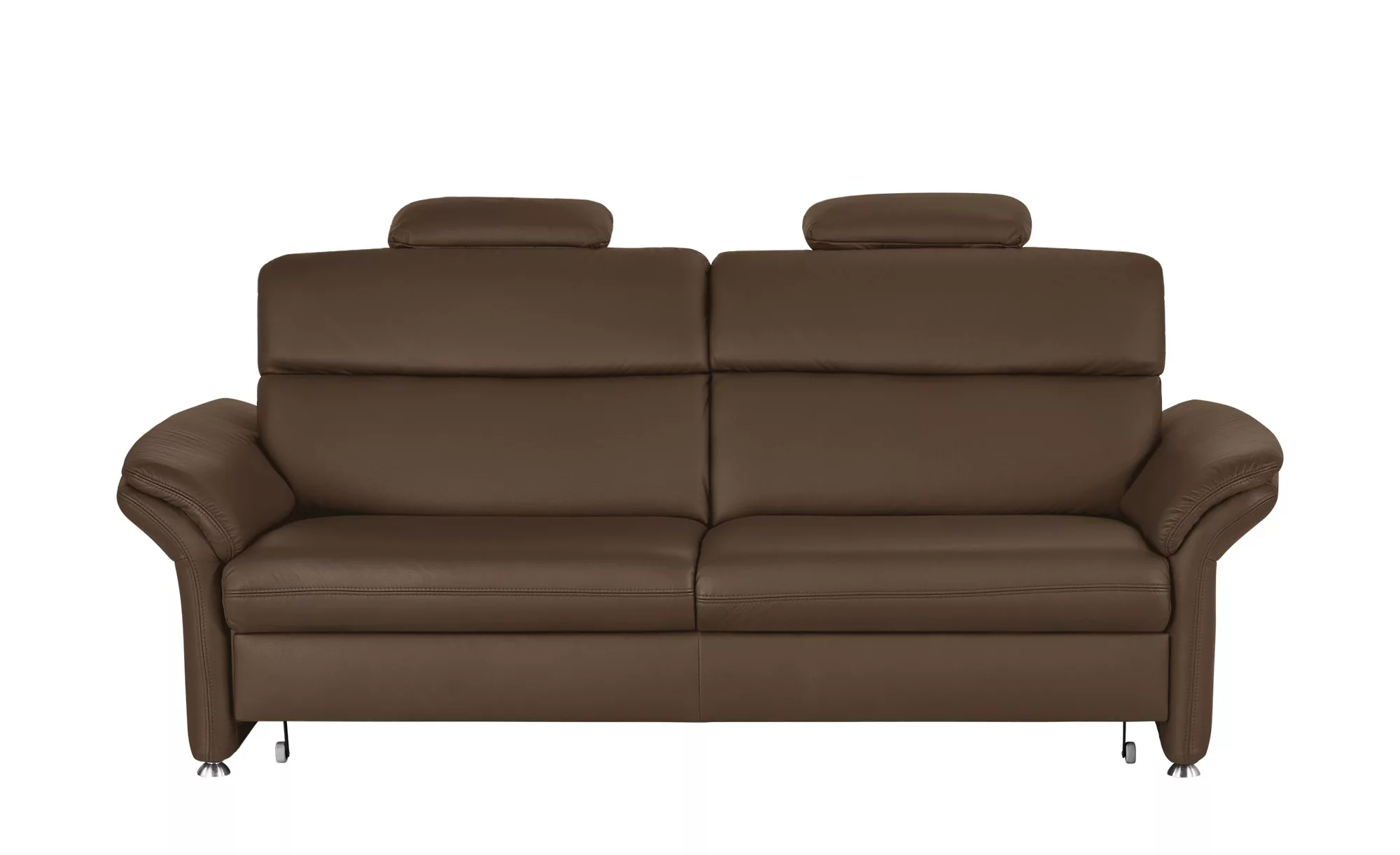 meinSofa Ledersofa - braun - 228 cm - 94 cm - 92 cm - Polstermöbel > Sofas günstig online kaufen