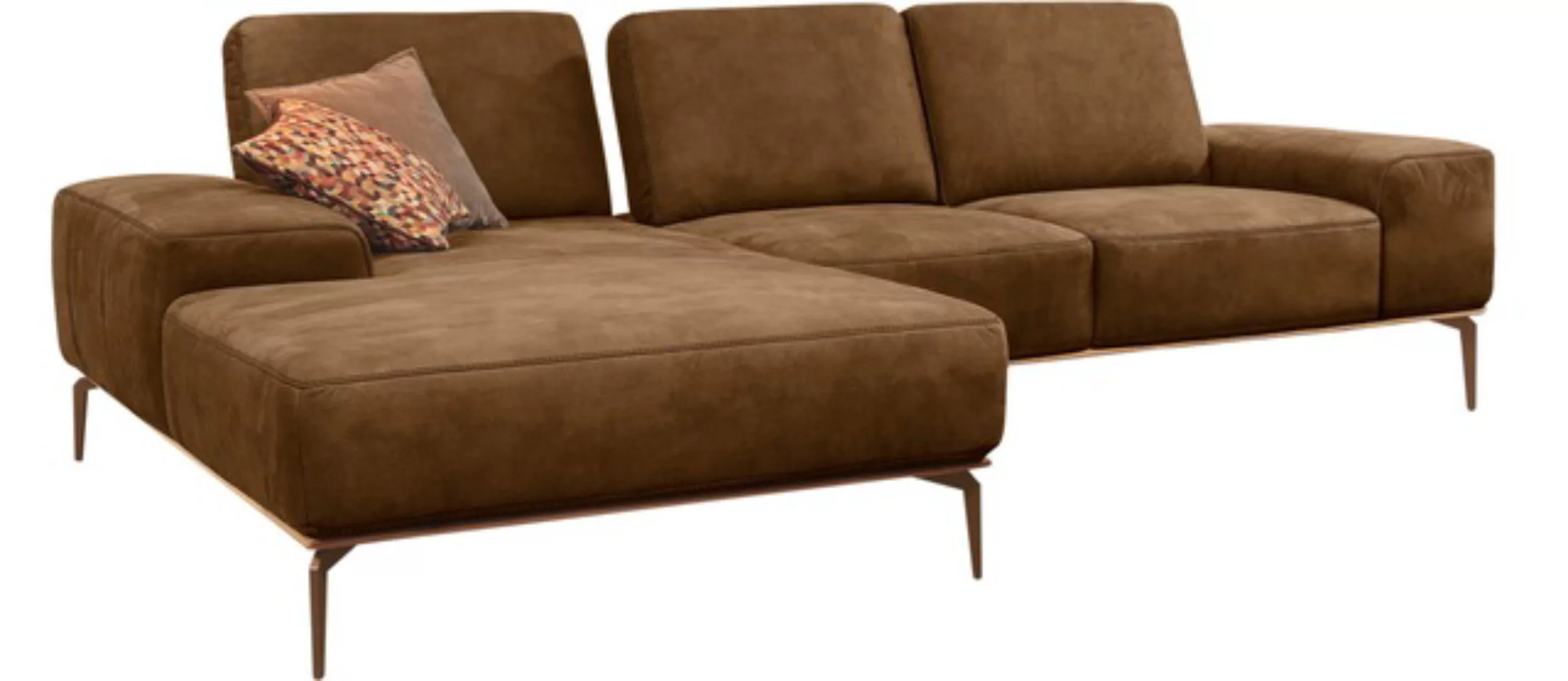 W.SCHILLIG Ecksofa »run, Designsofa mit tollem Sitzkomfort, bequem, L-Form« günstig online kaufen
