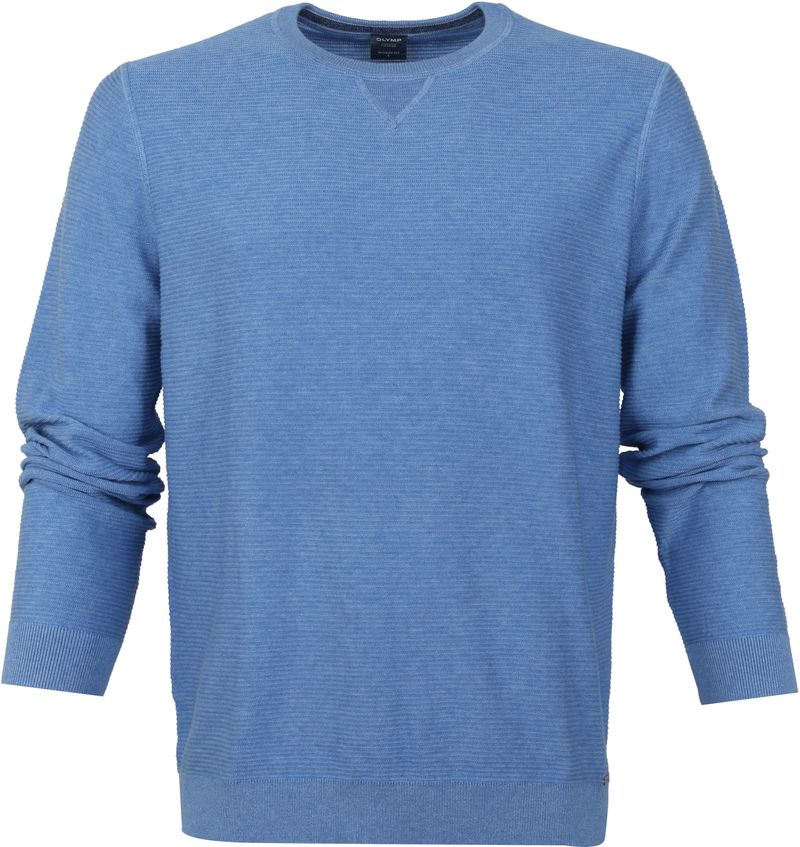 Olymp Pullover Casual Blau - Größe M günstig online kaufen