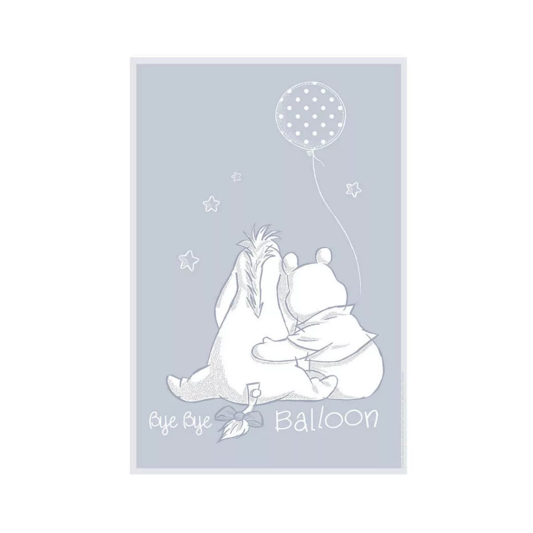 Komar Poster Winnie Pooh Bye Bye Balloon Disney B/L: ca. 30x40 cm günstig online kaufen