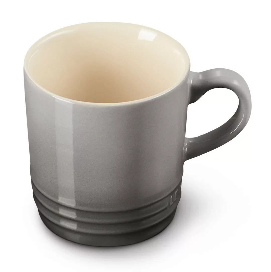 Le Creuset Tasse Becher Steinzeug Flint Grau 350 ml günstig online kaufen