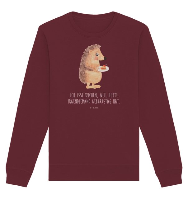 Mr. & Mrs. Panda Longpullover Größe M Igel Kuchenstück - Burgundy - Geschen günstig online kaufen