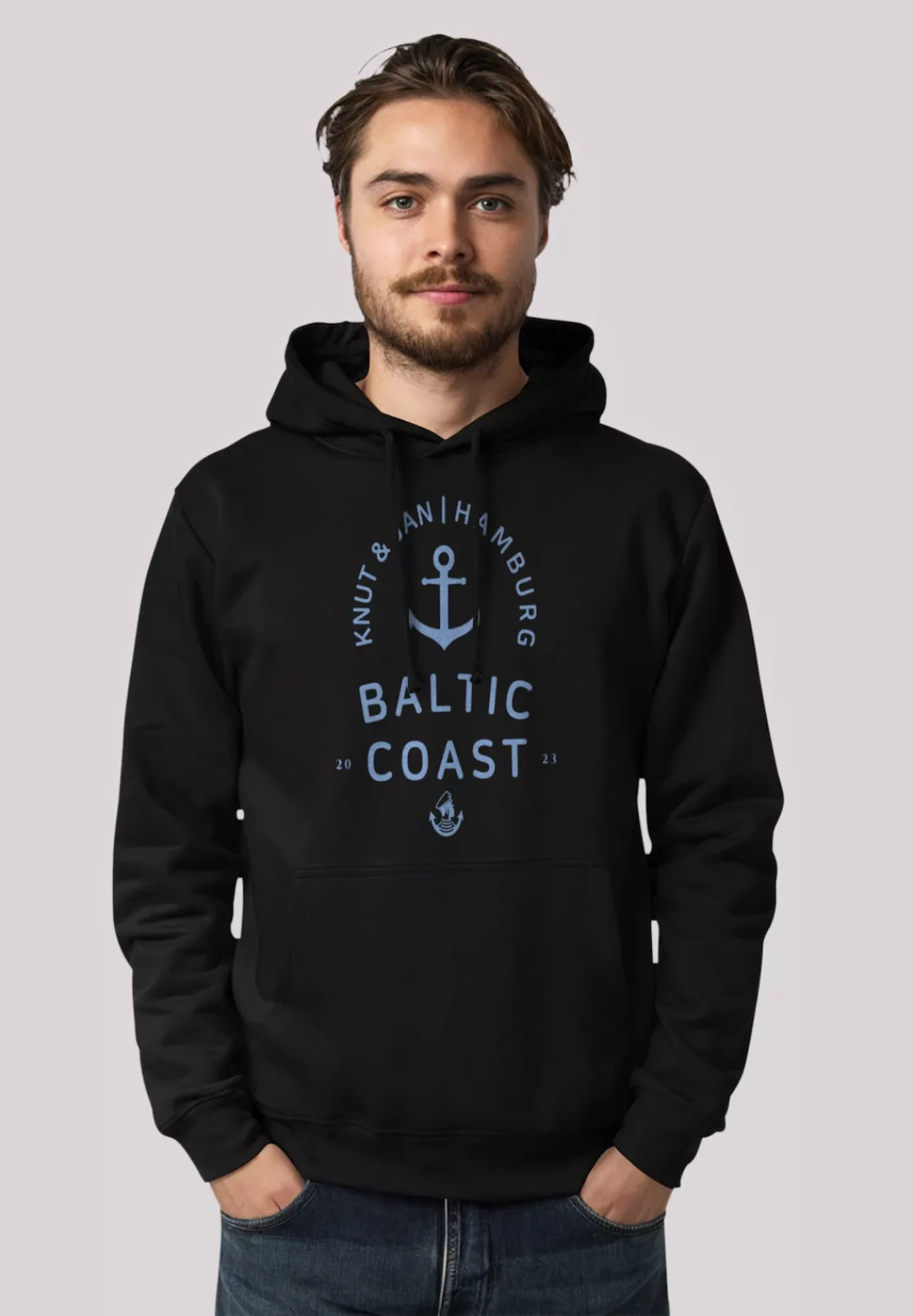 F4NT4STIC Kapuzenpullover "Ostsee Logo Knut & Jan Hamburg", Premium Qualitä günstig online kaufen