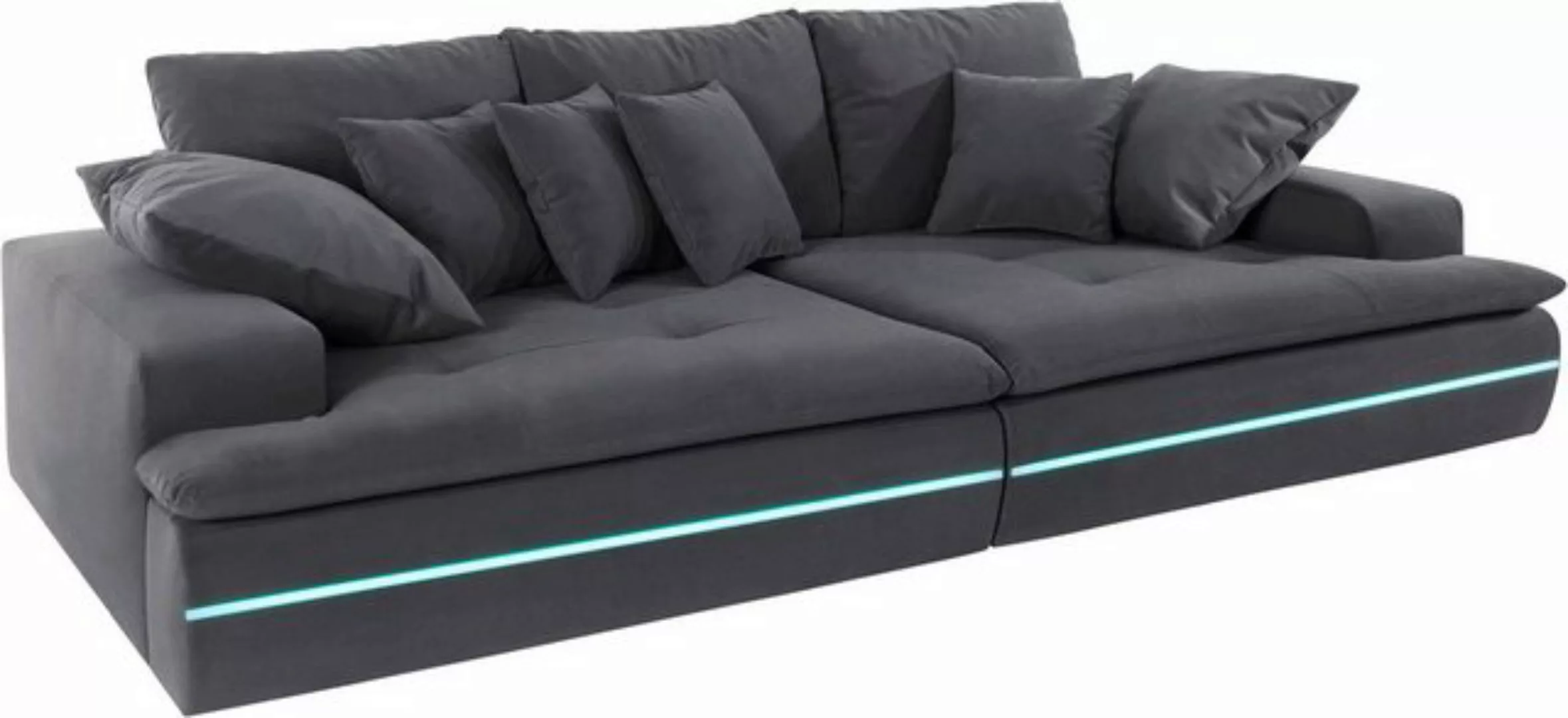 INOSIGN Big-Sofa "Haiti II", RGB-LED Beleuchtung, wahlweise mit Kaltschaum günstig online kaufen