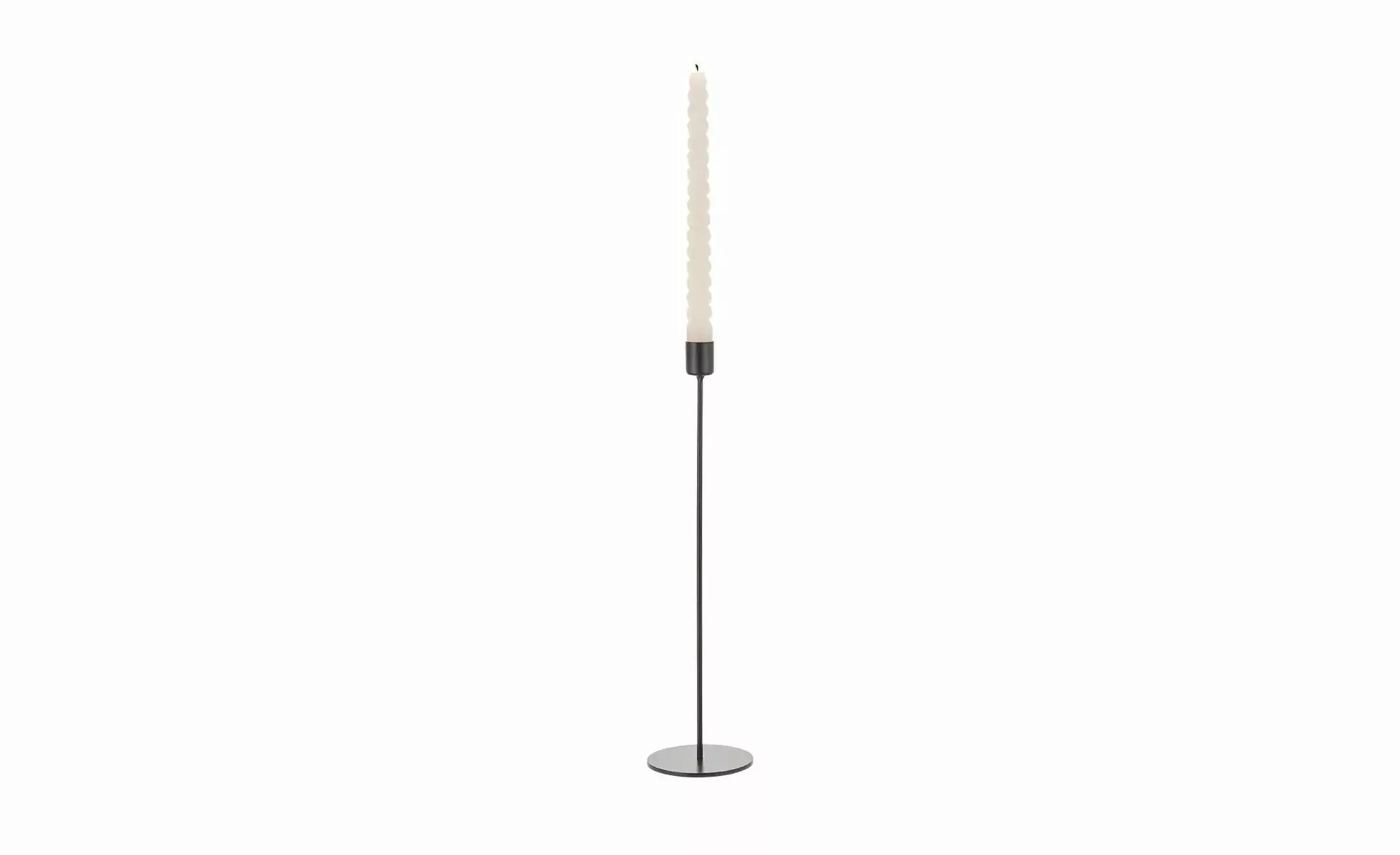 HOME STORY Kerzenhalter   ¦ schwarz ¦ Metall ¦ Maße (cm): H: 35  Ø: 8 Acces günstig online kaufen
