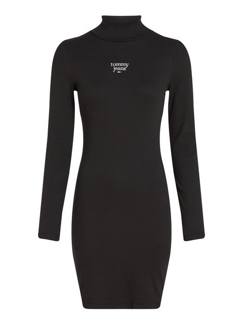 Tommy Jeans Jerseykleid TJW ESSENTIAL TURTLENECK BODYCON mit gerippter Stru günstig online kaufen