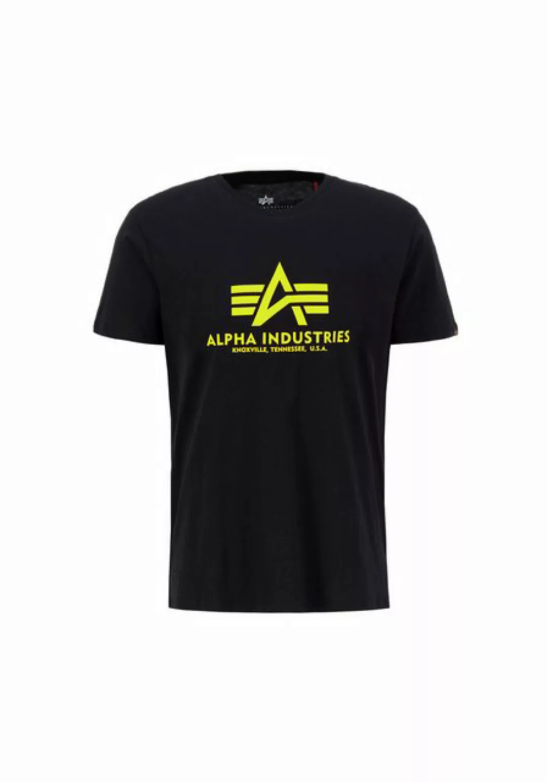 Alpha Industries T-Shirt Alpha Industries Men - T-Shirts Basic T-Shirt Neon günstig online kaufen