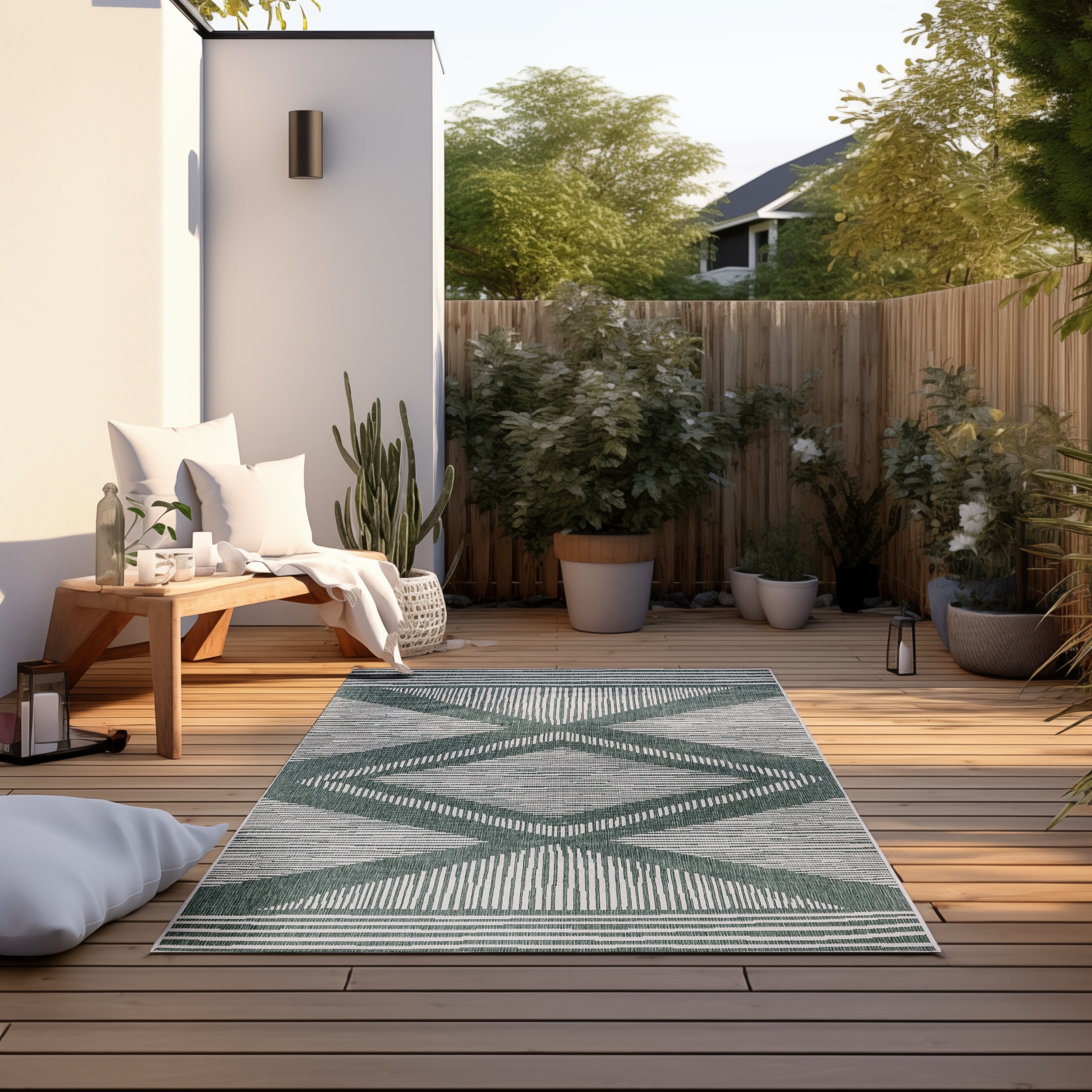 ELLE DECORATION Teppich »Rhombus, In- und Outdoor«, rechteckig, 5 mm Höhe, günstig online kaufen