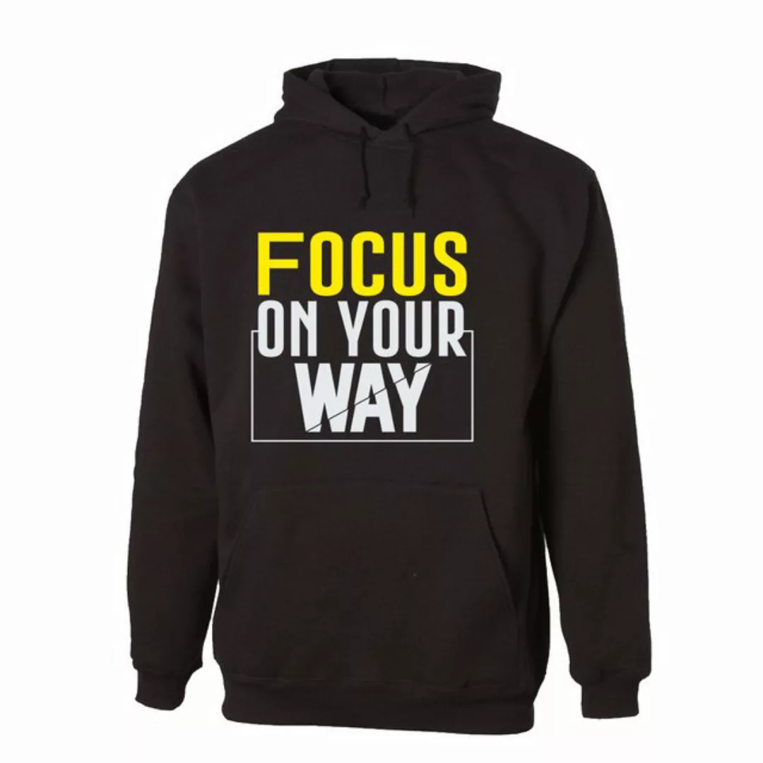 G-graphics Hoodie Focus on your way Unisex mit trendigem Frontprint mit Spr günstig online kaufen