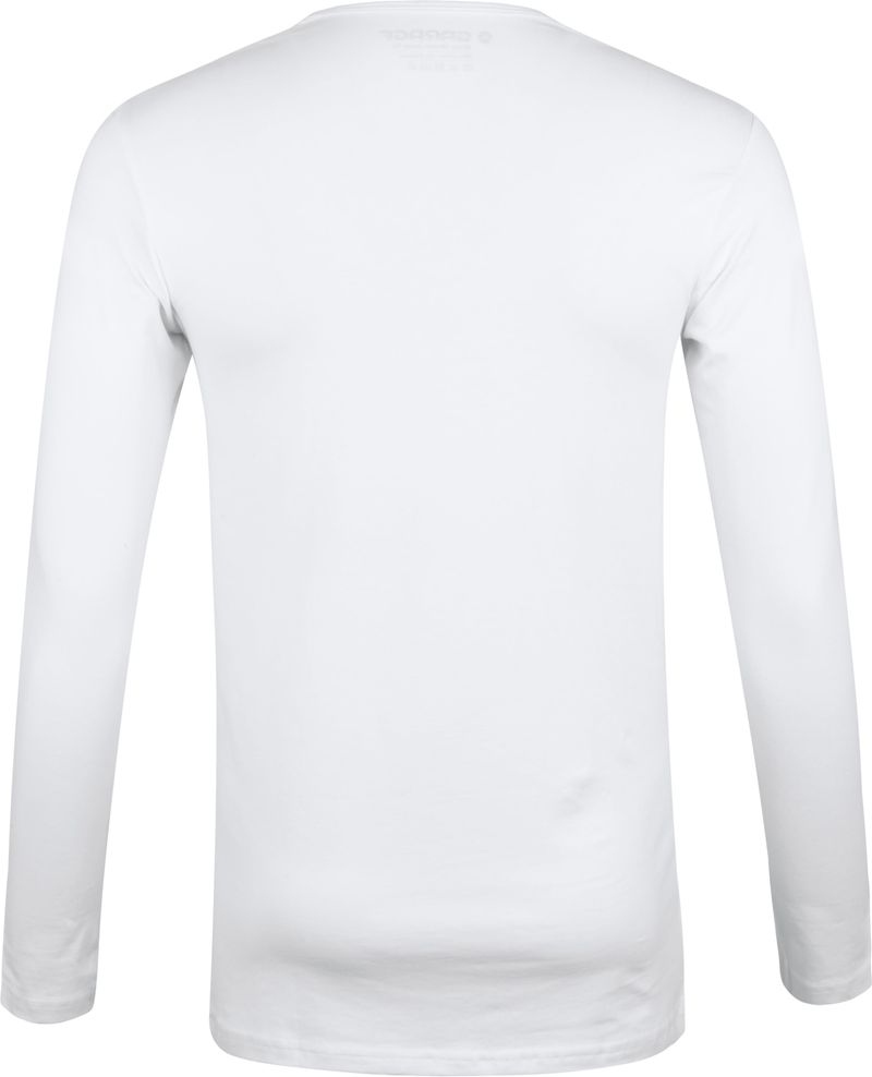 Garage Basic Longsleeve T-Shirt Stretch Weiß - Größe XL günstig online kaufen