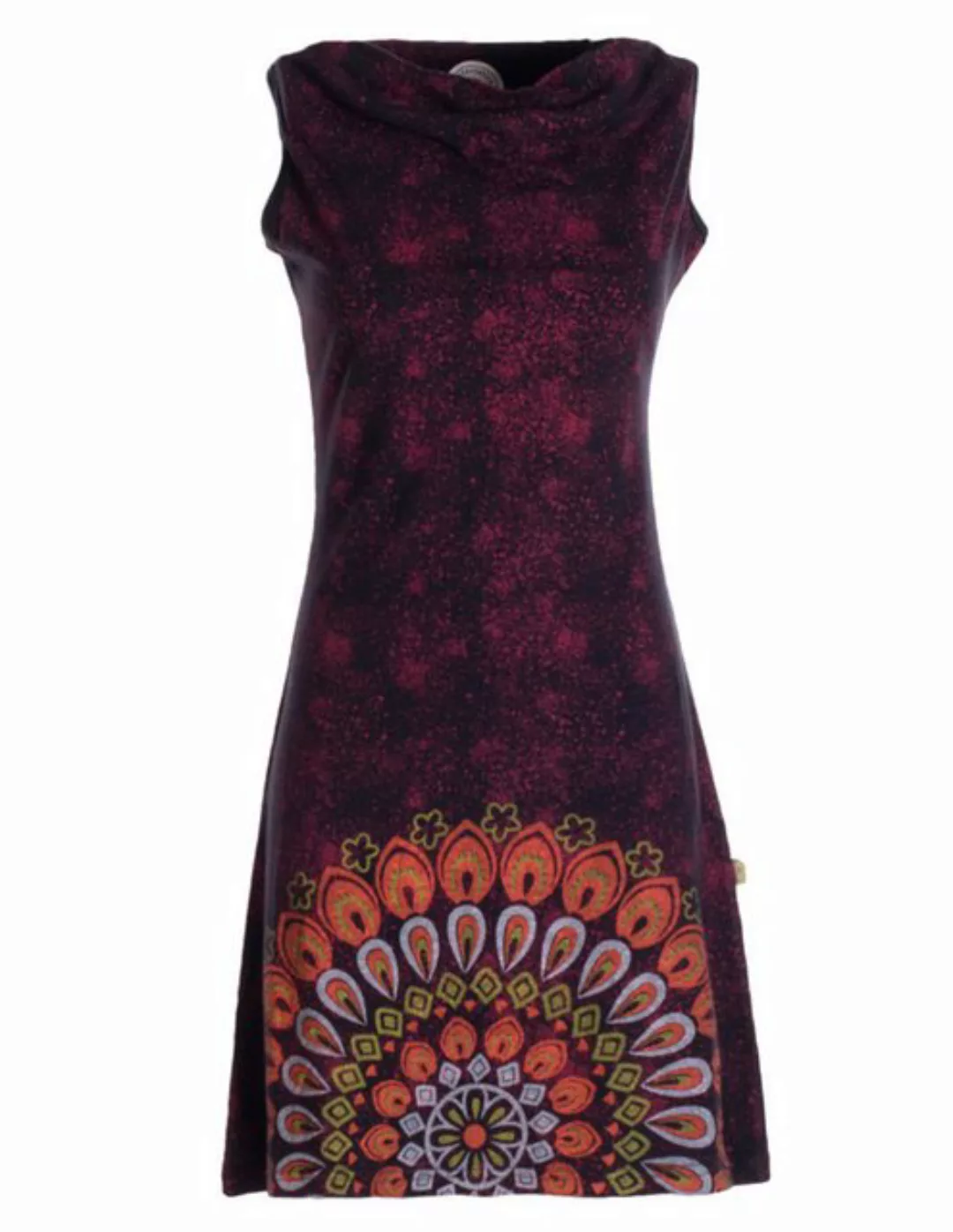 Vishes Sommerkleid Damen Sommerkleid Armlos Mandala-Kleid Tunika-Kleid T-Sh günstig online kaufen