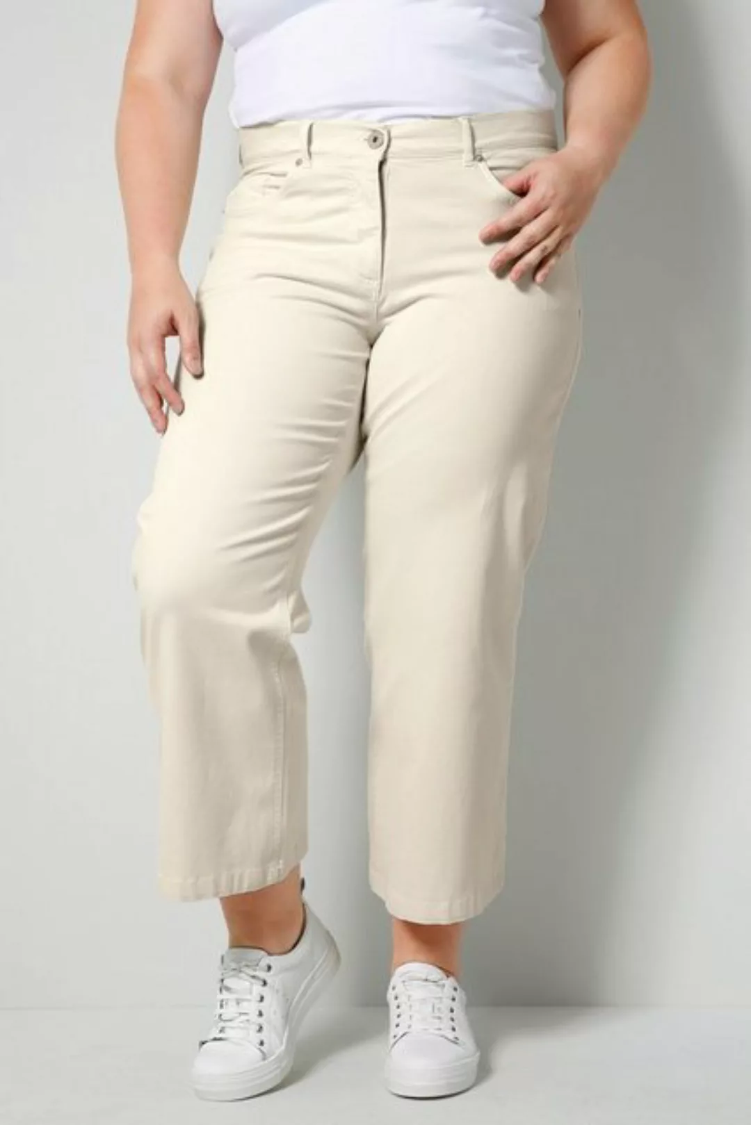 Sara Lindholm 5-Pocket-Jeans 3/4-Hose Wide Legs 5-Pocket günstig online kaufen