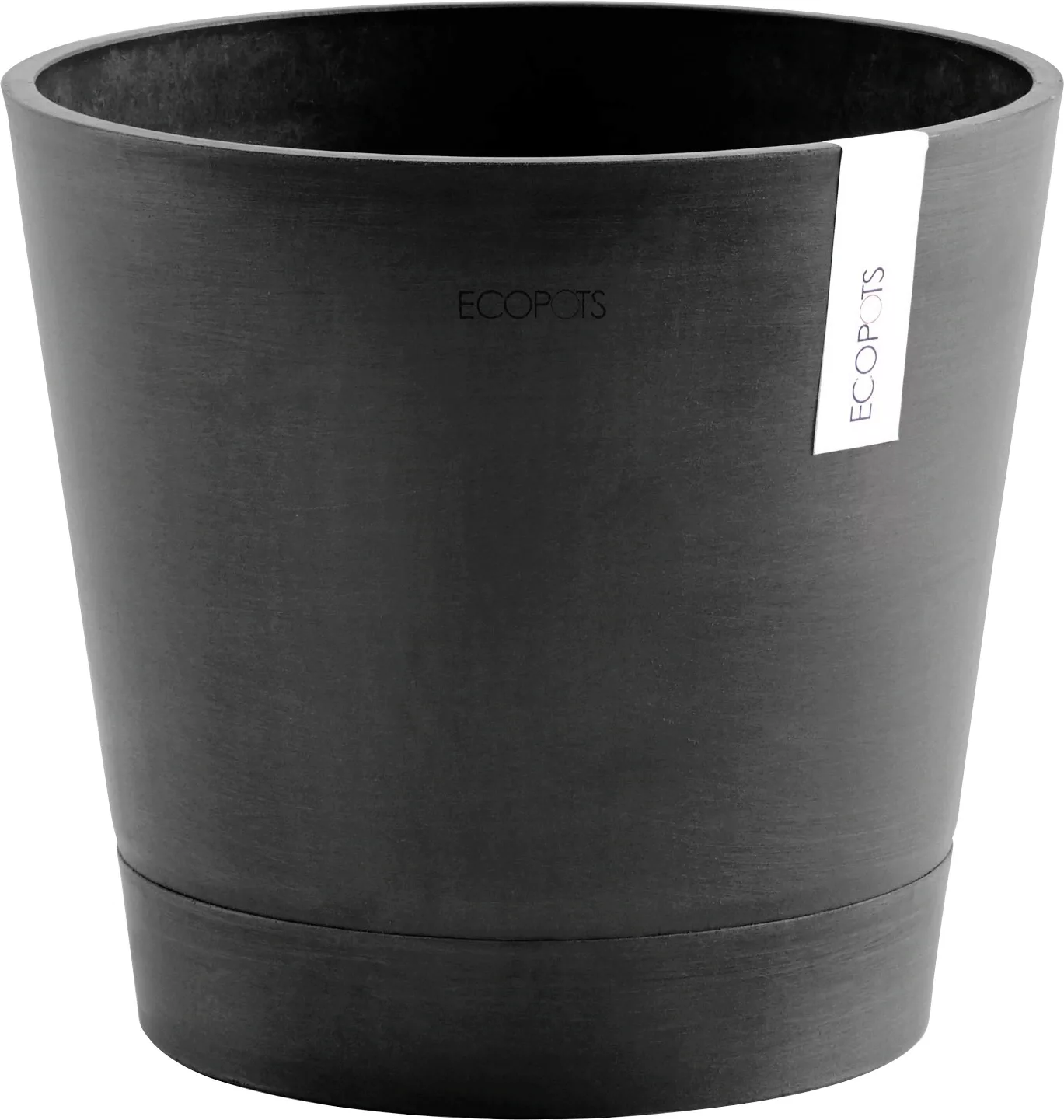 Ecopots Pflanztopf Venice Dunkelgrau 30 cm x 26 cm günstig online kaufen