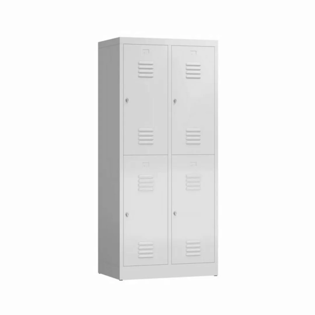 möbel-direkt.de Garderobenschrank Metallspind ClassiX Double Premium (Kompl günstig online kaufen