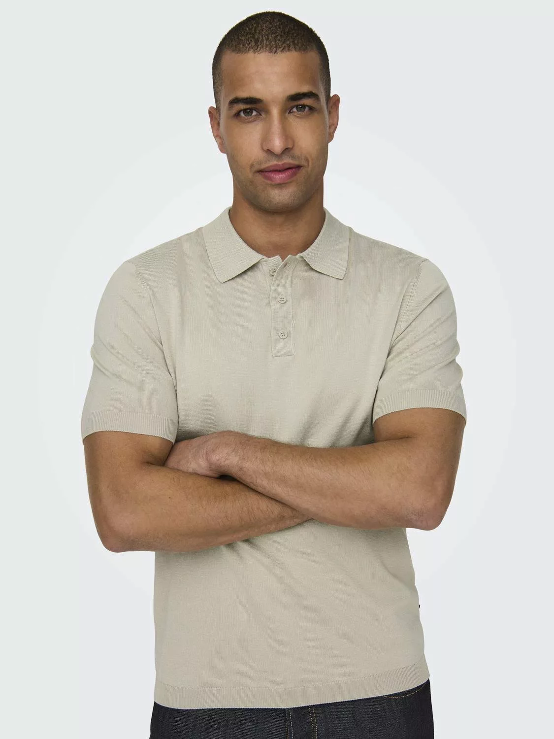 ONLY & SONS Poloshirt "ONSWYLER LIFE REG 14 SS POLO KNIT NOOS" günstig online kaufen