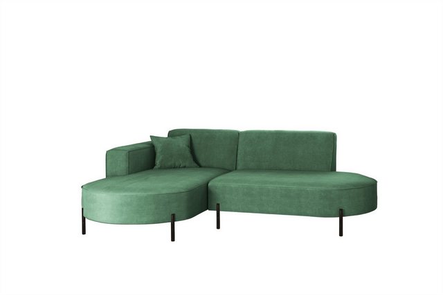 Fun Möbel Ecksofa Sofa VALENCIA XS in Stoff Noel, Ottomane Links oder Recht günstig online kaufen