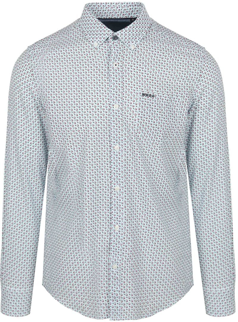 NZA Hemd Aidan Print Blau - Größe 3XL günstig online kaufen