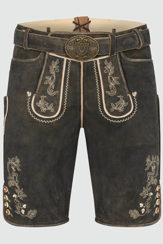 Lederhose Arendt mit Gürtel günstig online kaufen