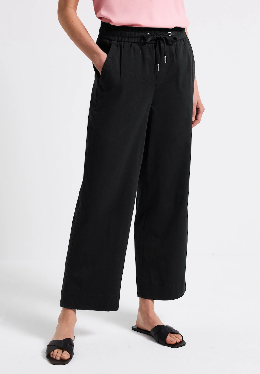 STREET ONE Stoffhose, Sommerhose mit elastischem Bund günstig online kaufen