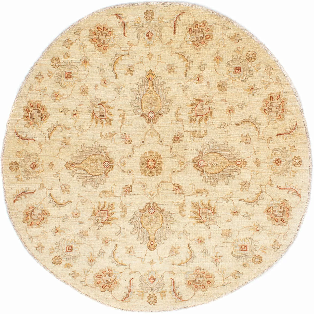 morgenland Orientteppich »Ziegler rund - 150 x 148 cm - beige«, rund günstig online kaufen